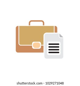 Document Job Logo Icon Design