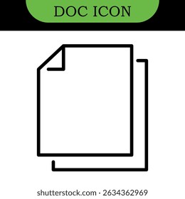 Document Line Editable Icons set. Vector illustration in thin line modern style of paper documentation icons: tables, analytics, questionnaire, and more. Isolated on white