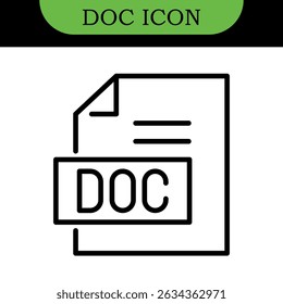 Document Line Editable Icons set. Vector illustration in thin line modern style of paper documentation icons: tables, analytics, questionnaire, and more. Isolated on white