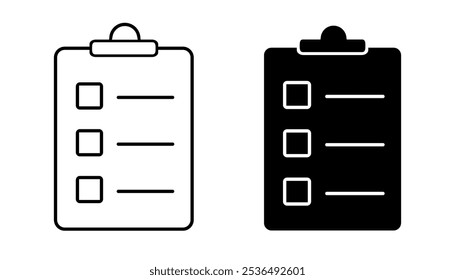 Document line and solid icons. Document website marketing design, template, ui, logo, app, checklist