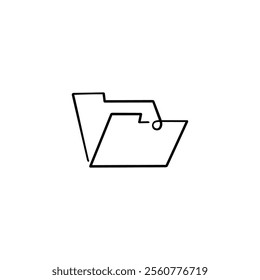 Document Line Style Icon Design