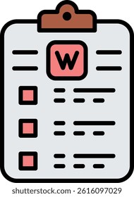 Document Line Vector Icon Design