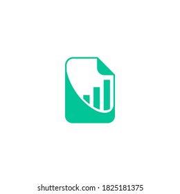 document logo template design, accounting, finance, vector, documents, file, creative design, icon