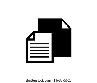 Document Logo Template, Icon, Symbol - Vector