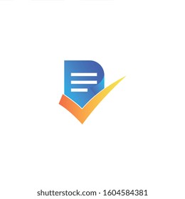 document logo template, paper design vector, data file, data check