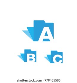 Document Logo Vector Flat Template