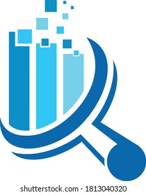 Document With Magnifying Glass vector icon