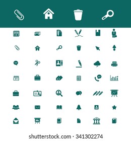 document management, business  icons, signs vector concept set for infographics, mobile, website, application
