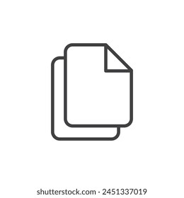 Document Management Essentials with Copy Icons for Paper Duplication and Data Backup