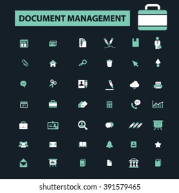 document management icons
