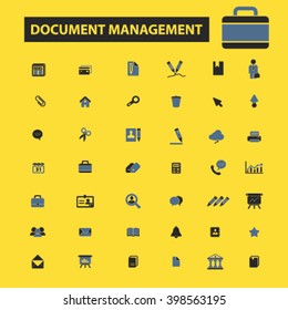 document management icons
