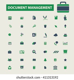 document management icons
