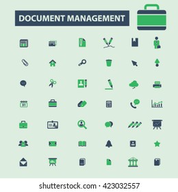 document management icons
