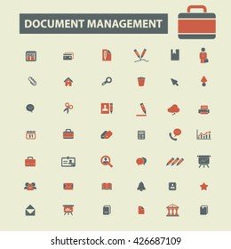 document management icons
