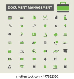 document management icons
