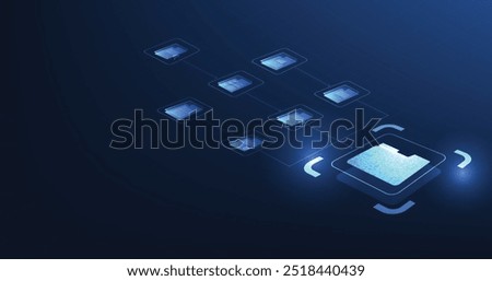 Document management system concept. Document management information system icon. organize, and manage digital documents. Centralized repository for storage, and distribution.