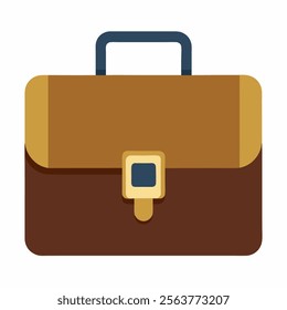 document new briefcase vector icon on white background