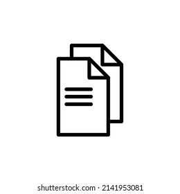 document new icon vector simple