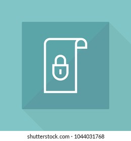 Document note vector icon
