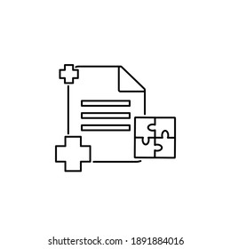 Symbol für Vektorgrafik-Symbol für die Verwaltung von Dokumenten