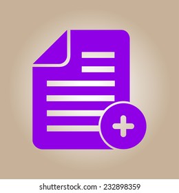 Document  with Ok  icon.