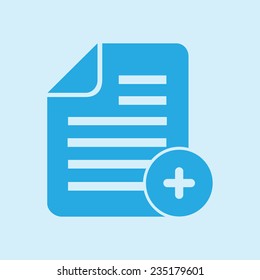 Document  with Ok  icon.