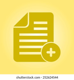 Document  with Ok  icon.