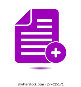 Document  with Ok  icon.