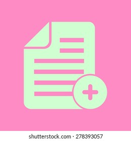 Document  with Ok  icon.