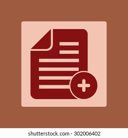 Document  with Ok  icon.