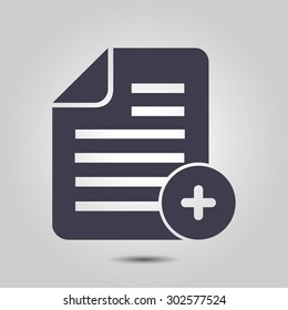 Document  with Ok  icon.