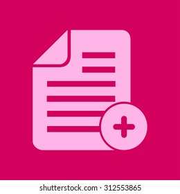 Document  with Ok  icon.