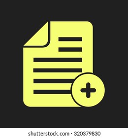 Document  with Ok  icon.