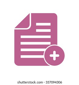 Document  with Ok  icon.
