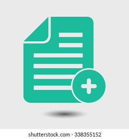 Document  with Ok  icon.