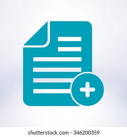 Document  with Ok  icon.