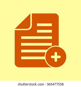 Document  with Ok  icon.