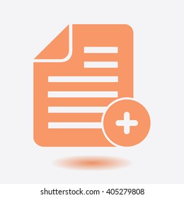 Document  with Ok  icon.