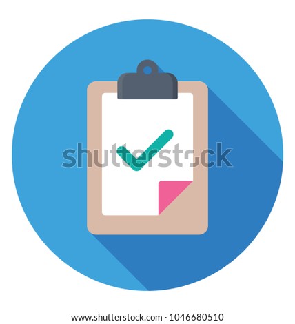 
A document on clipboard with tick mark concept of approved documents
