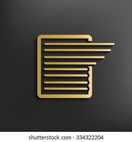 Document on dark background,clean vector