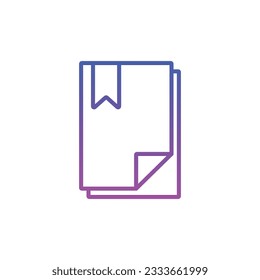 Document On White Background For Graphic And Web Design. Simple vector sign. Internet concept symbol for website button or mobile app