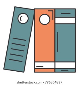 document organizer books icon