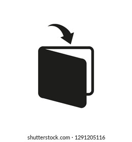 Document in or out vector template