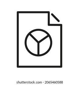 Document Outline Vector  Icon. Illustration Of A Stroke Vector On A White Background. From App And Website.