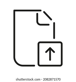 Document Outline Vector  Icon. Illustration Of A Stroke Vector On A White Background. From App And Website