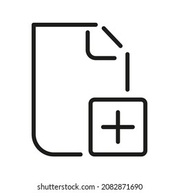 Document Outline Vector  Icon. Illustration Of A Stroke Vector On A White Background. From App And Website