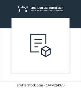 document package icon design vector illustration