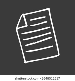 DOCUMENT PAGE DESIGN ICON AND SYMBOL