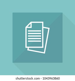 Document page outline icon