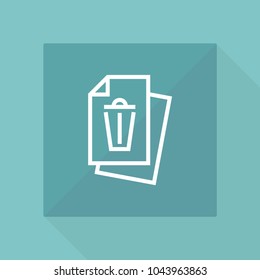 Document page outline icon